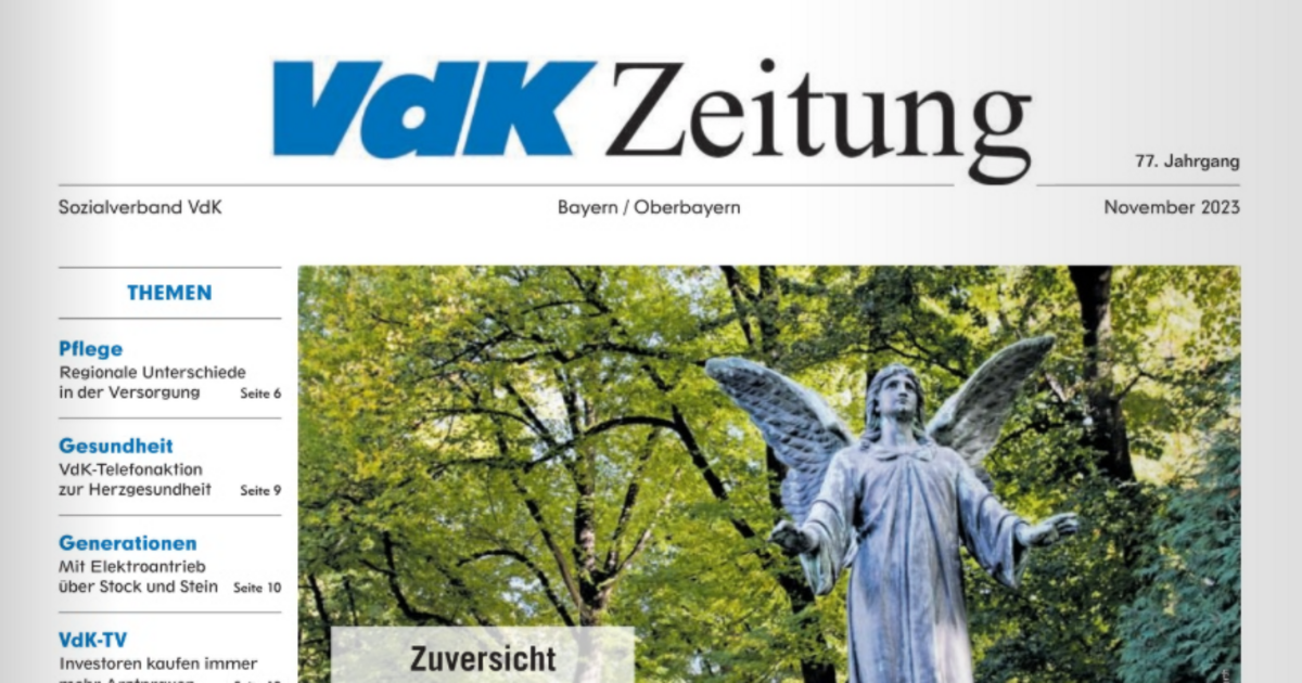 VdK Zeitung Gibt Es Jetzt Auch Digital Sozialverband VdK Bayern E V