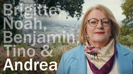 Das Bild zeigt Andrea aus der VdK-Videoreihe "F&uuml;nf von uns".