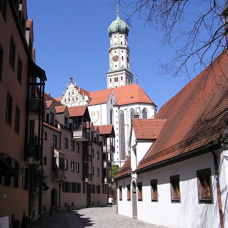 Ansicht von St. Ulrich & Afra in Augsburg