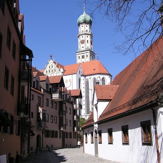 Ansicht von St. Ulrich & Afra in Augsburg