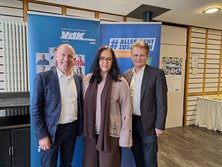 Gruppenfoto von (von links): Dr. Stephan Thewalt, Carola Brust, Oliver Antretter.