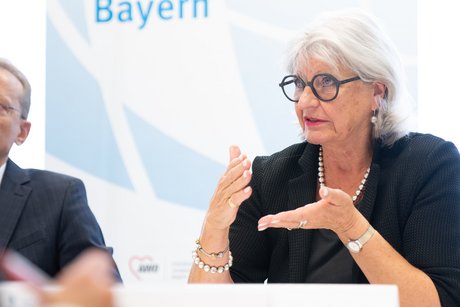 Brigitte Meyer, Vizepräsidentin des Bayerischen Roten Kreuzes und diesjährige Vorsitzende der Freien Wohlfahrtspflege Bayern