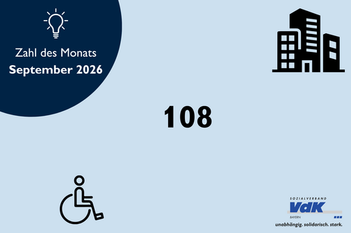 Links in der oberen Ecke der Grafik steht Zahl des Monats September 2026. Darunter steht 108. 
