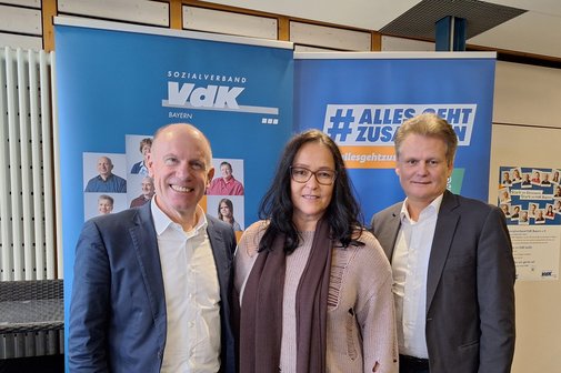 Gruppenfoto von (von links): Dr. Stephan Thewalt, Carola Brust, Oliver Antretter.