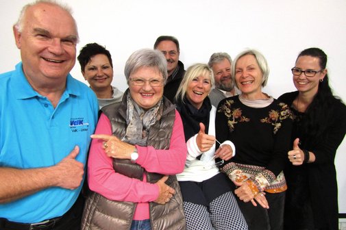 Gruppenfoto der VdK-Lotsinnen und -Lotsen.