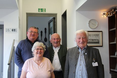 die neue Vorstandschaft des Ortsverbandes Vierkirchen-R&ouml;hrmoos Josef Kohr, Brigitte und Johann Weber, Josef Reisenegger