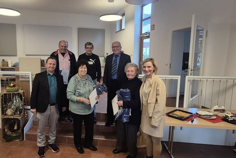 Gruppenbild der Vorstandschaft in der Herzogscheune