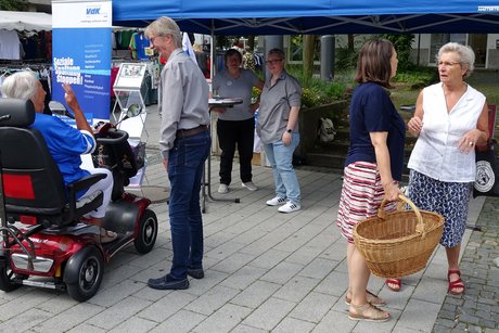 Infostand des VdK Waldkraiburg im Juni 2024