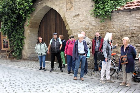 Einige Teilnehmer bei der Stadtf&uuml;hrung