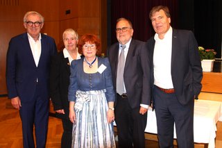 die Rednerinnen und Redner bei der 75 Jahr Feier des VdK OV Karlsfeld