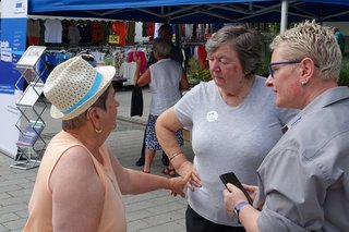 Infostand des VdK Waldkraiburg im Juni 2024