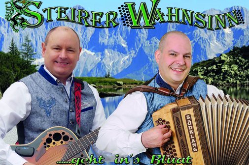 Musik Duo Steirer Wahnsinn Bild vom Steirer Wahnsinn mit Logo