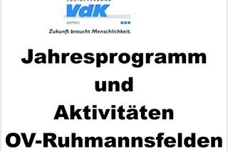 Jahresprogramm 2025 des OV-Ruhmannsfelden