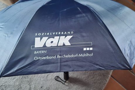 Taschenschirm mit Aufdruck