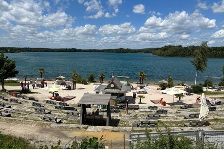 Karibikstrand am Steinbachersee