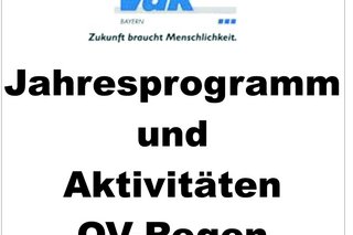 Jahres-Programm 2025  Ortsverband Regen