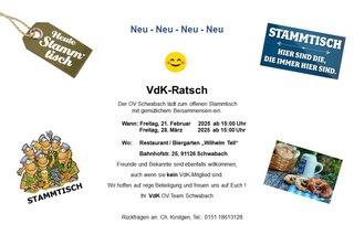 VdK OV - Ratsch - Stammtisch