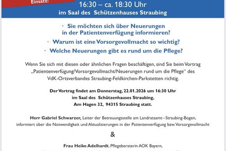 Infoblatt zum Vortrag