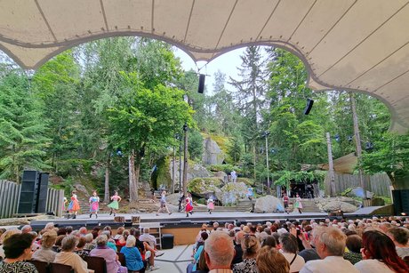 Volles Haus im Freilichttheater