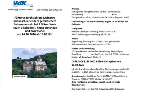 Bild von Schloss Mainberg (Bildquelle: Internet)