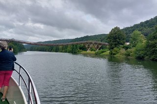 Hölzerne Brücke über die Altmühl