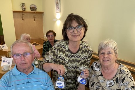 Werner Däumler, Adelheid Seifert und Eveline Steeger Werner, Adelheid und Eveline