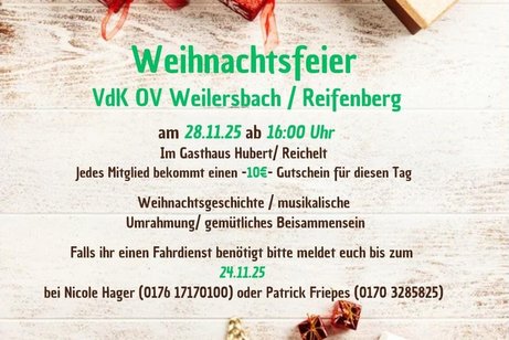 Weihnachtsfeier