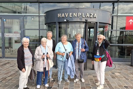 Besuch der Bremerhafener Hafenplaza