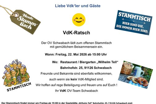 VdK Ratsch - Offener Stammtisch