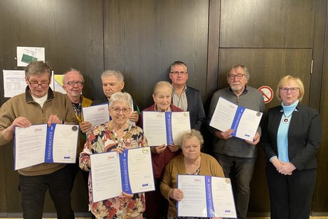 Ehrungen langj&auml;hriger Mitglieder