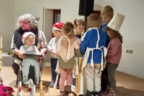 Kita Gut Deutschhof bei der Aufführung Kita Gut Deutschhof bei der Aufführung