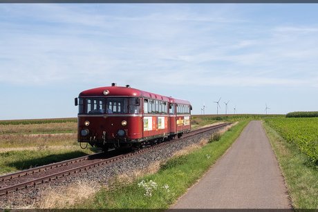 Restaurierte Eisenbahn