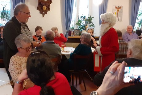 Nikolaus mit ehm. Vorsitzenden