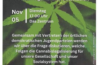 Podiumsdiskussion: Cannabislegalisirung