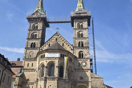 Der Bamberger Dom. Es ist der Bamberger Dom abgelichtet.