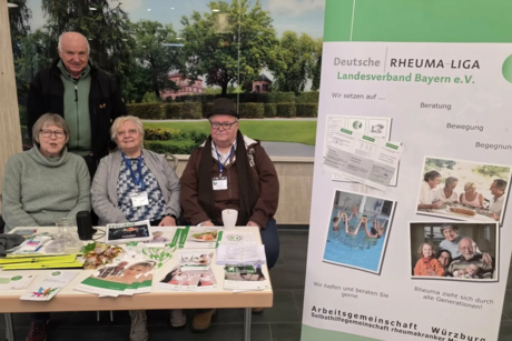 person beim Gesundheitstag