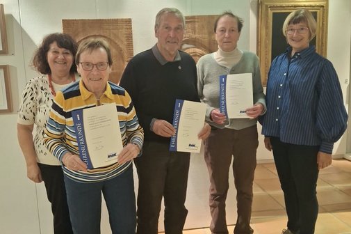 Ehrung langj&auml;hriger Mitglieder