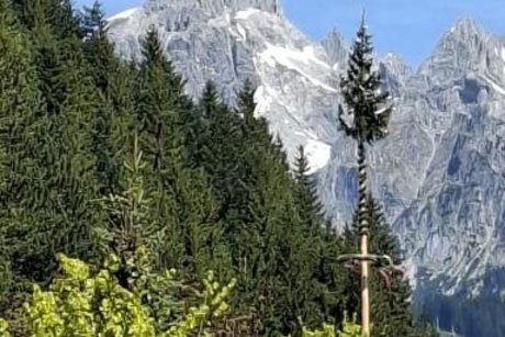 Blick auf die Bischofsmütze in Filzmoos Blick auf die Bischofsmütze in Filzmoos