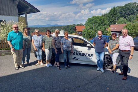 (Foto: Tanja Dankesreiter) Josef Beck, Renate Wagner, Anna Wagner, Ingrid Zaglauer, Marie-Luise Handlos, Katharina Zellner, Ralph Kasberger, Andrea Plenk und Helmut Plenk