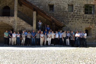 Teilnehmer in der Hauptburg