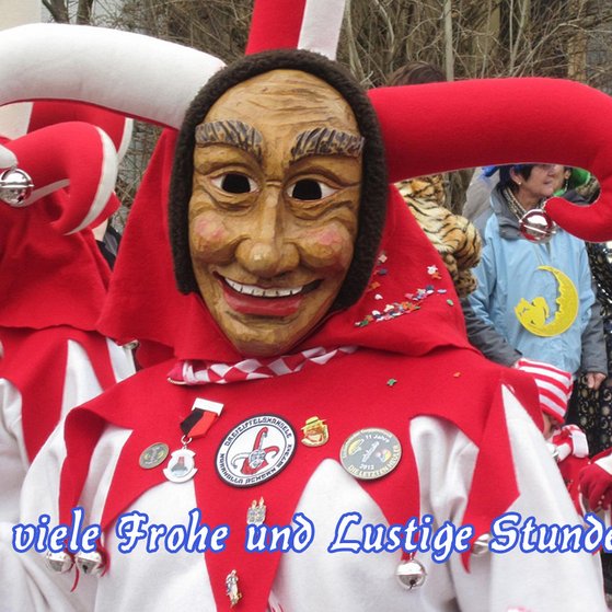 Fasching - Karneval Mehrere Maskierte mit Identischen Kostümen