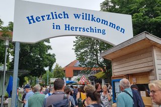 Ankunft in Herrsching