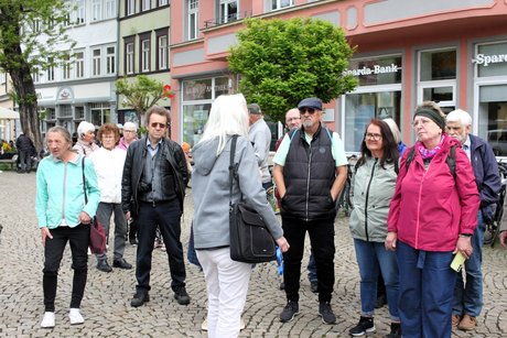 Einige Teilnehmer bei der Stadtf&uuml;hrung