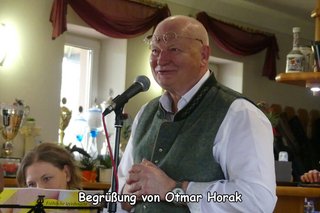 Begrüßung durch Ortsvorsitzenden Otmar Horak