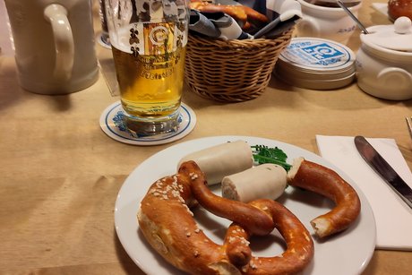 Weißwurst mit Breze