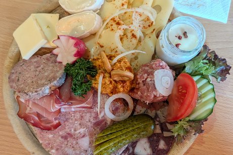 fr&auml;nkische Brotzeitplatte