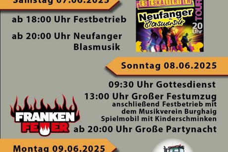 Programm Feuerwehrfest