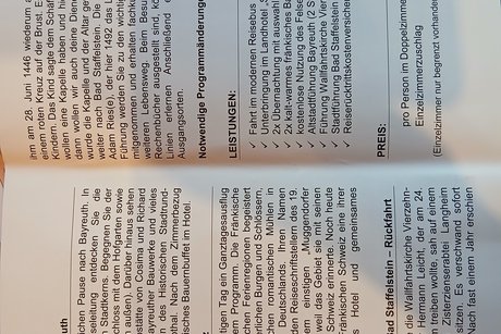 Beschreibung der Reise a