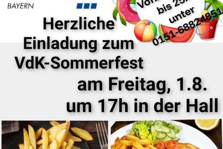 Einladung zum Sommerfest
