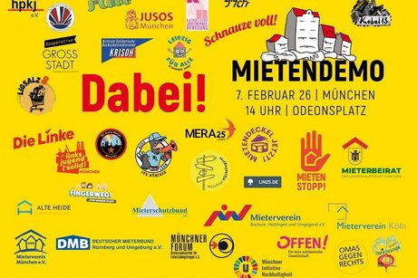 Bild zeigt &uuml;ber 100 Logos von Unterst&uuml;tzern, die sich der Mietendemo anschlie&szlig;en.